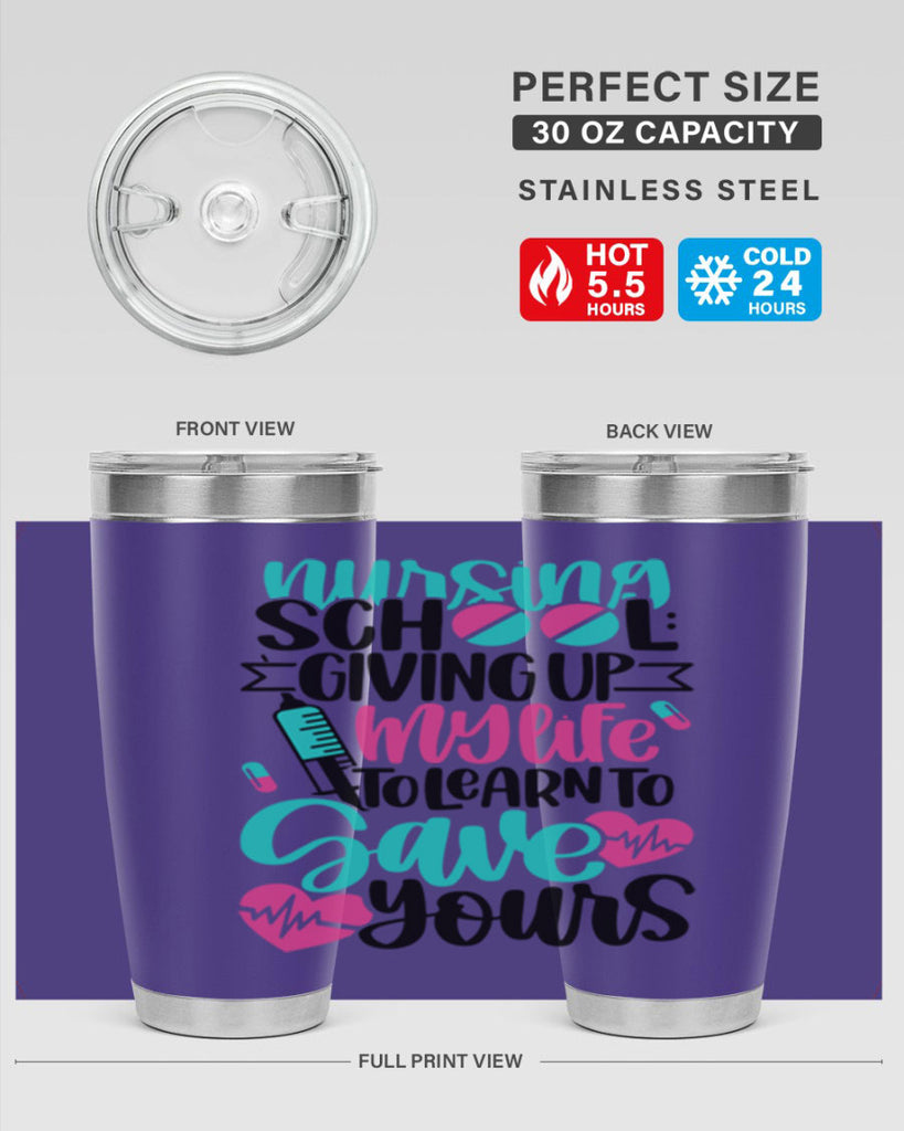 Nursing School Giving Style Style 66#- nurse- tumbler