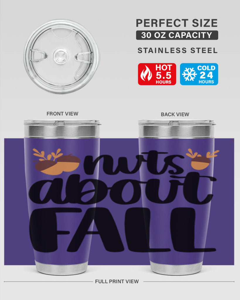Nuts About Fall 503#- fall- Tumbler