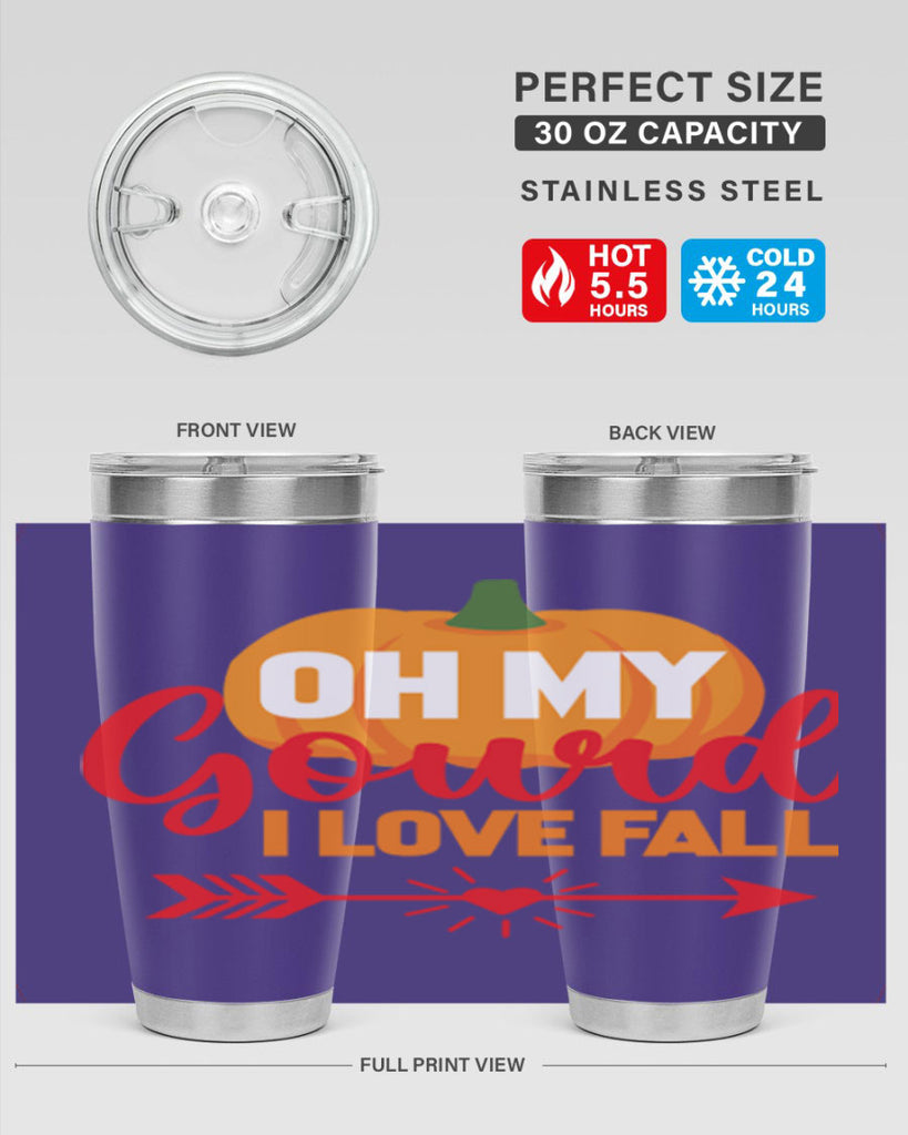 OhMyGourdILove 459#- fall- Tumbler