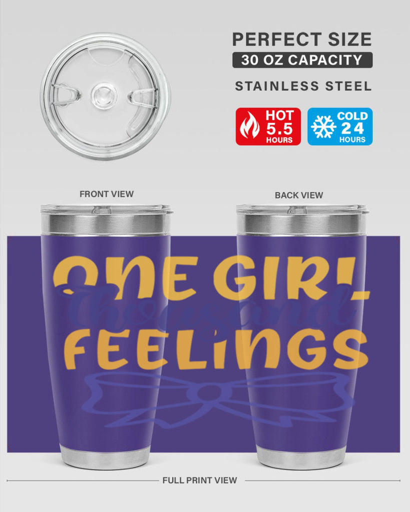 One Girl Thousand Feelings Style 208#- baby- tumbler