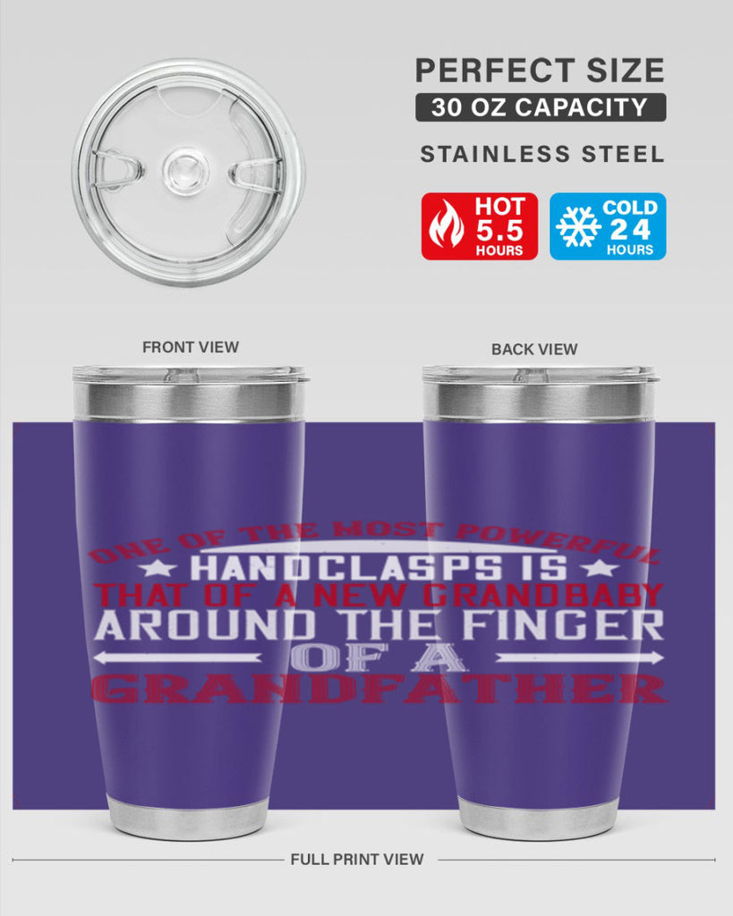 One of the most powerful handclasps 69#- grandpa - papa- Tumbler