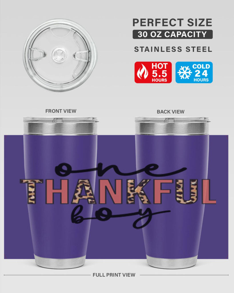 One thankful boy 462#- fall- Tumbler