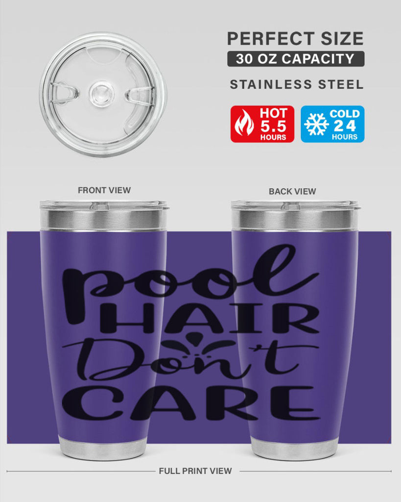 Pool hair dont care 544#- mermaid- Tumbler