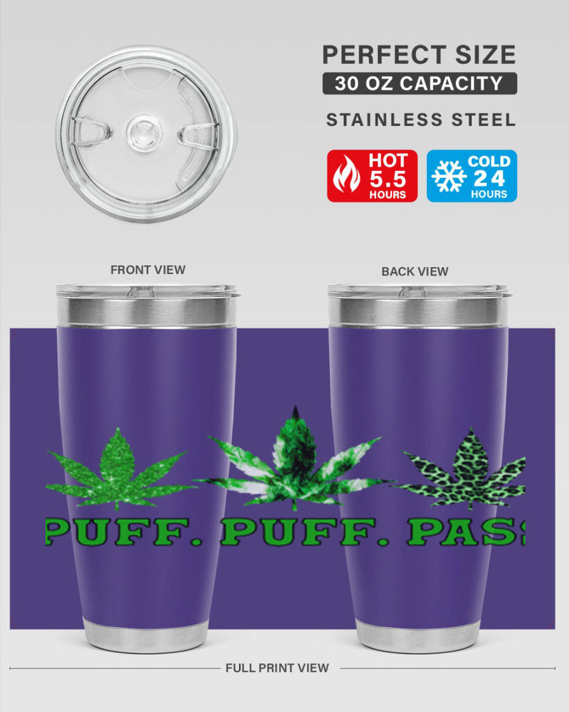 Puff Puff Pass 221#- marijuana- Tumbler