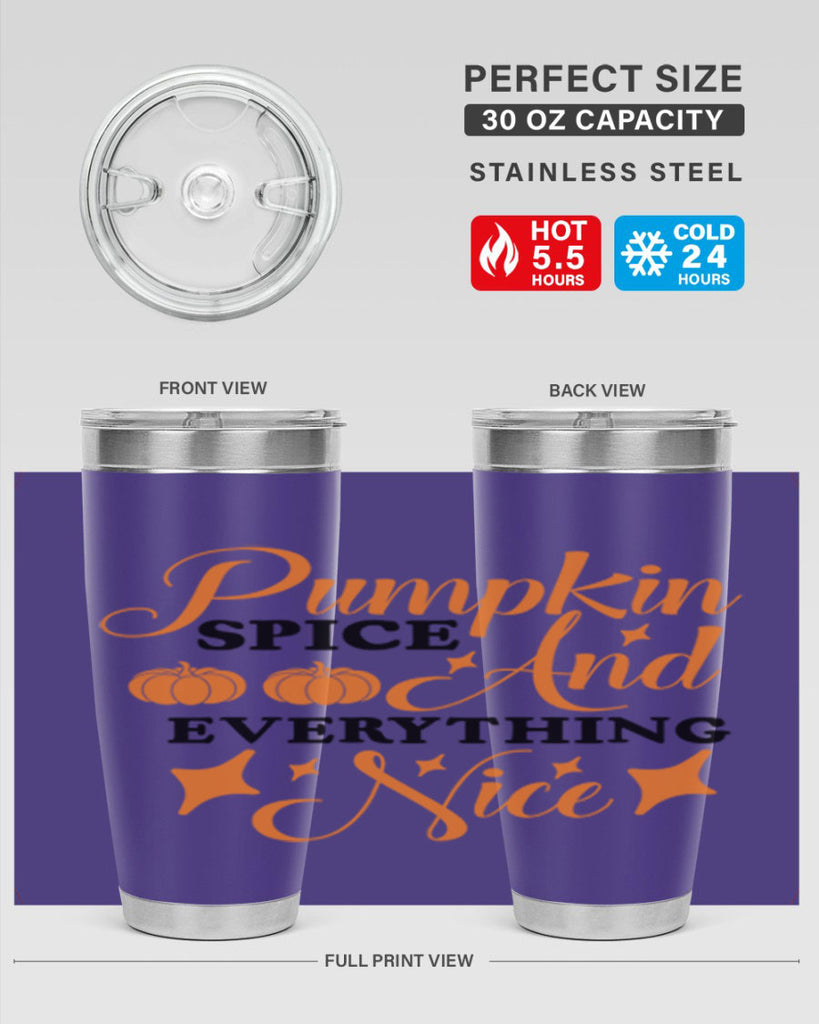 Pumpkin Spice And Everything Nice 541#- fall- Tumbler