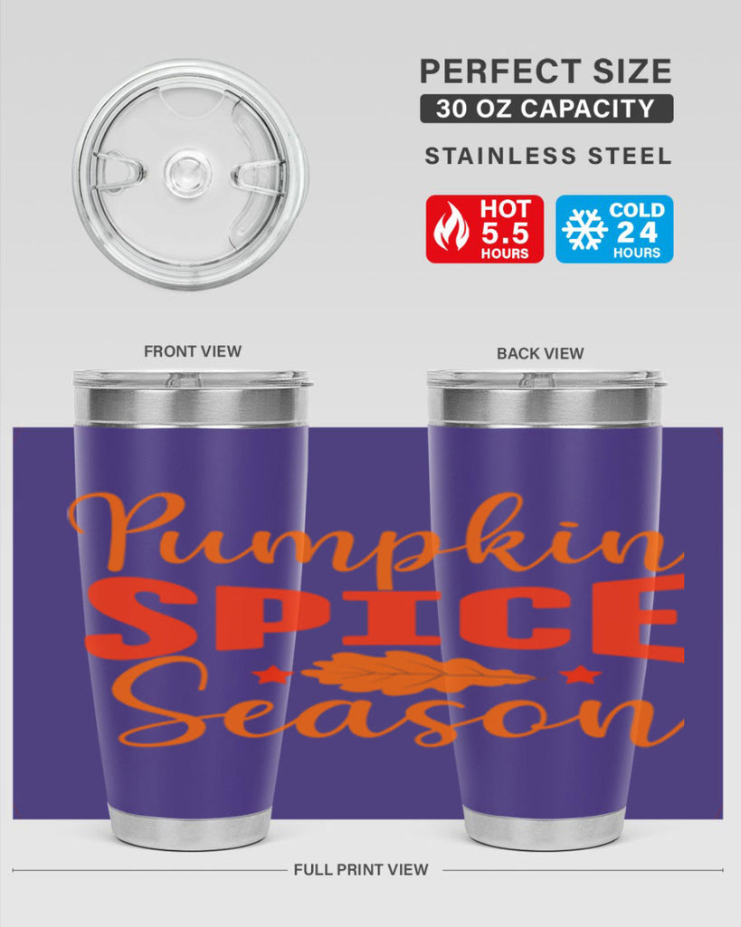 Pumpkin Spice Season Design 557#- fall- Tumbler