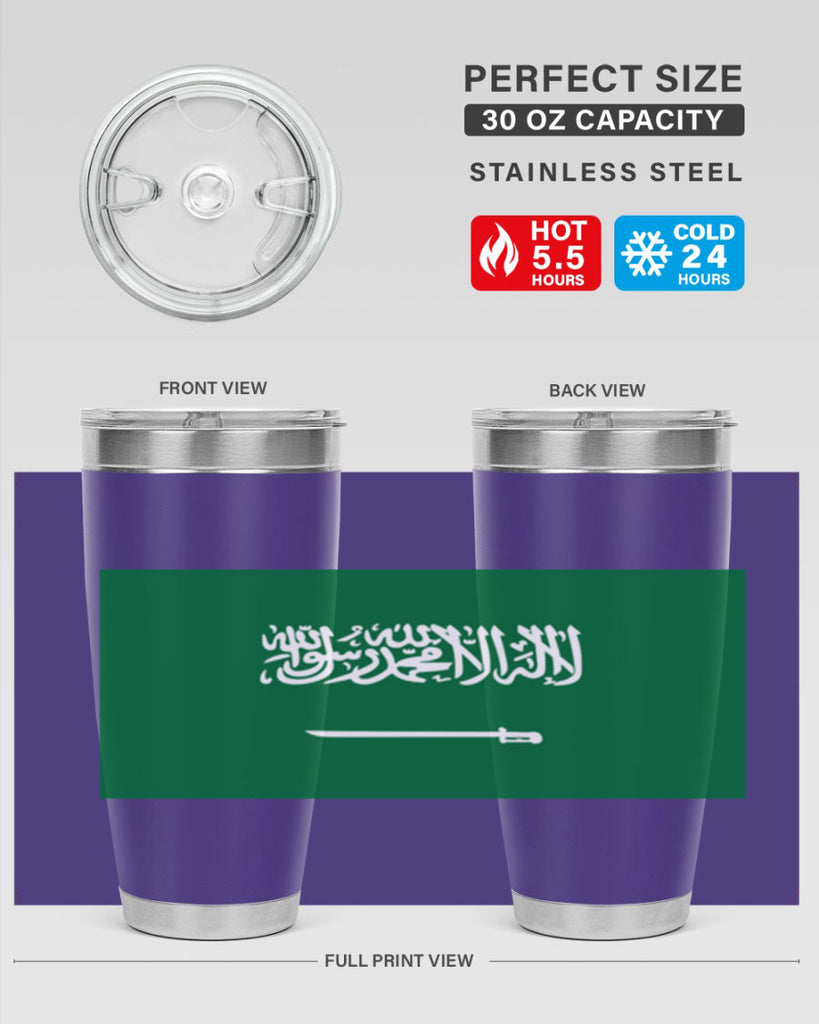 Saudi Arabia 46#- world flags- Tumbler