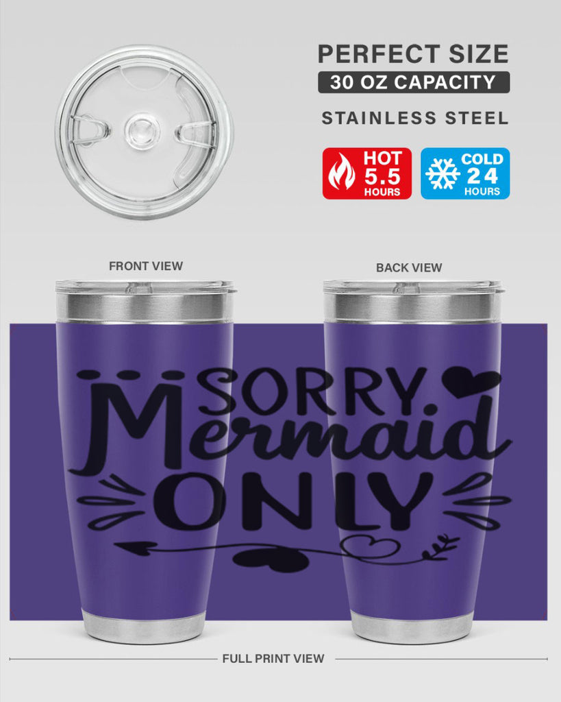 Sorry mermaid only 612#- mermaid- Tumbler