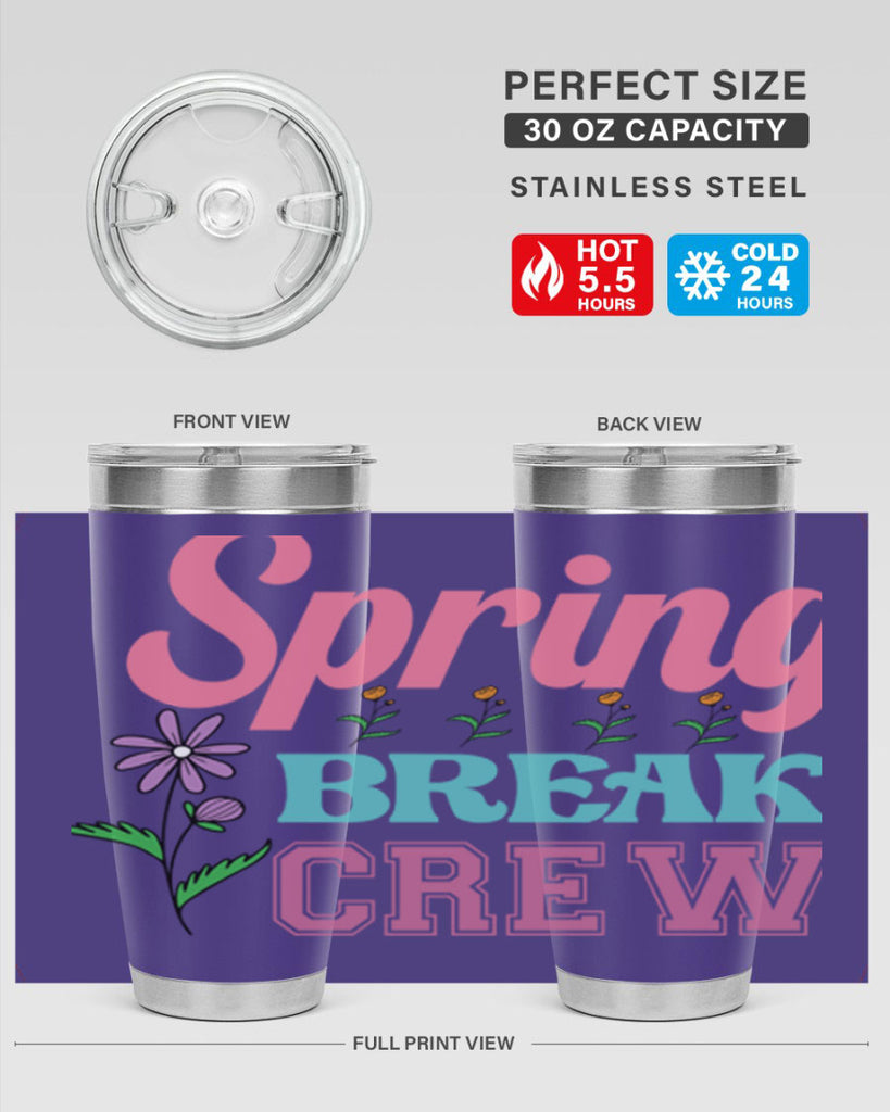 Spring Break Crew  484#- spring- Tumbler