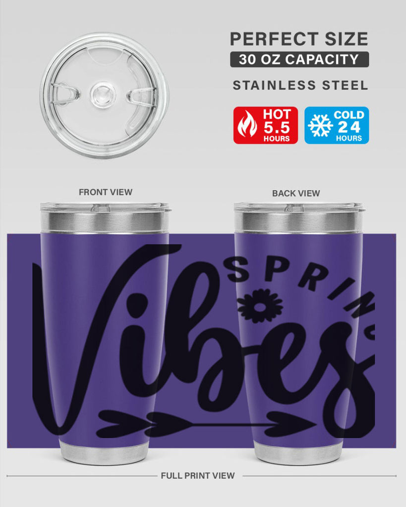 Spring Vibes478#- spring- Tumbler