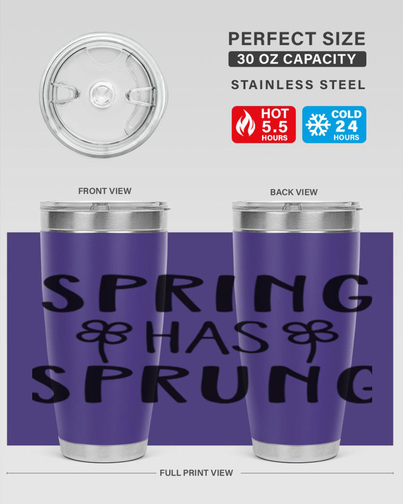 Spring has sprung design  490#- spring- Tumbler
