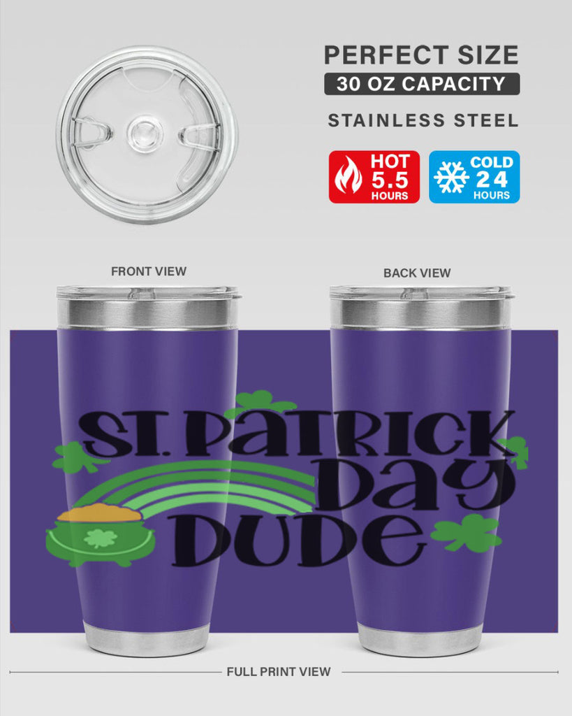 St Patrick Day Dude Style 29#- St Patricks Day- Tumbler