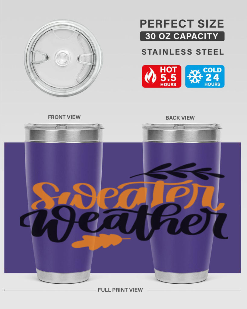 Sweater Weather 510#- fall- Tumbler