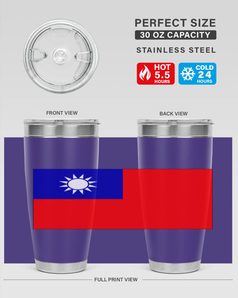 Taiwan 26#- world flags- Tumbler