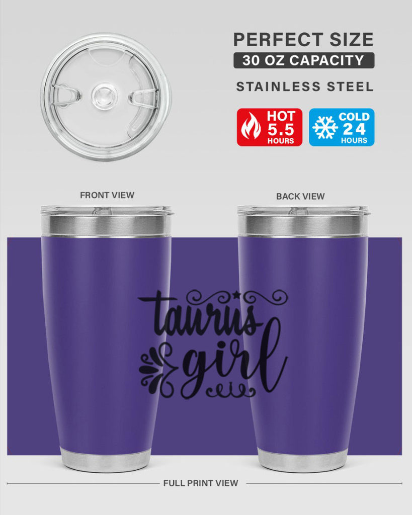 Taurus girl 499#- zodiac- Tumbler