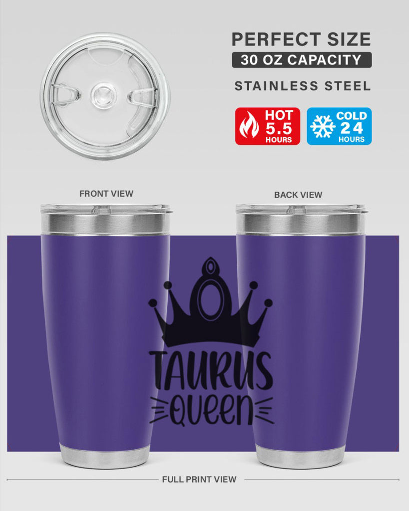 Taurus queen 503#- zodiac- Tumbler