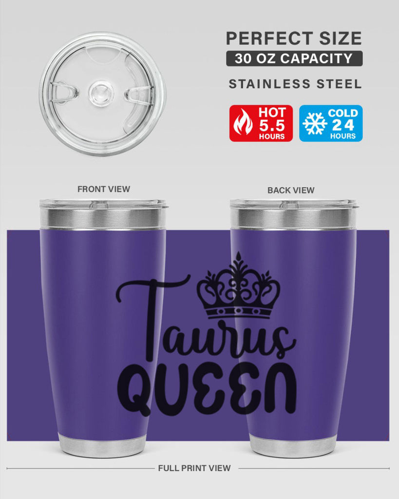 Taurus queen 504#- zodiac- Tumbler