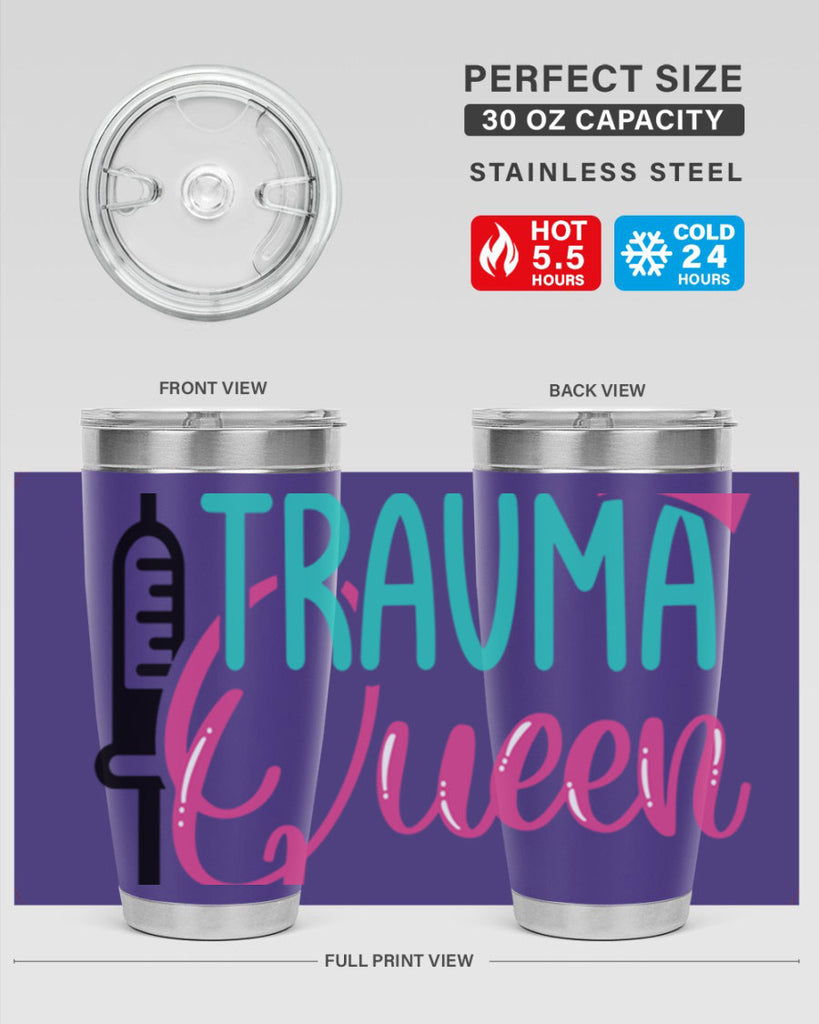 Trauma Queen Style Style 12#- nurse- tumbler