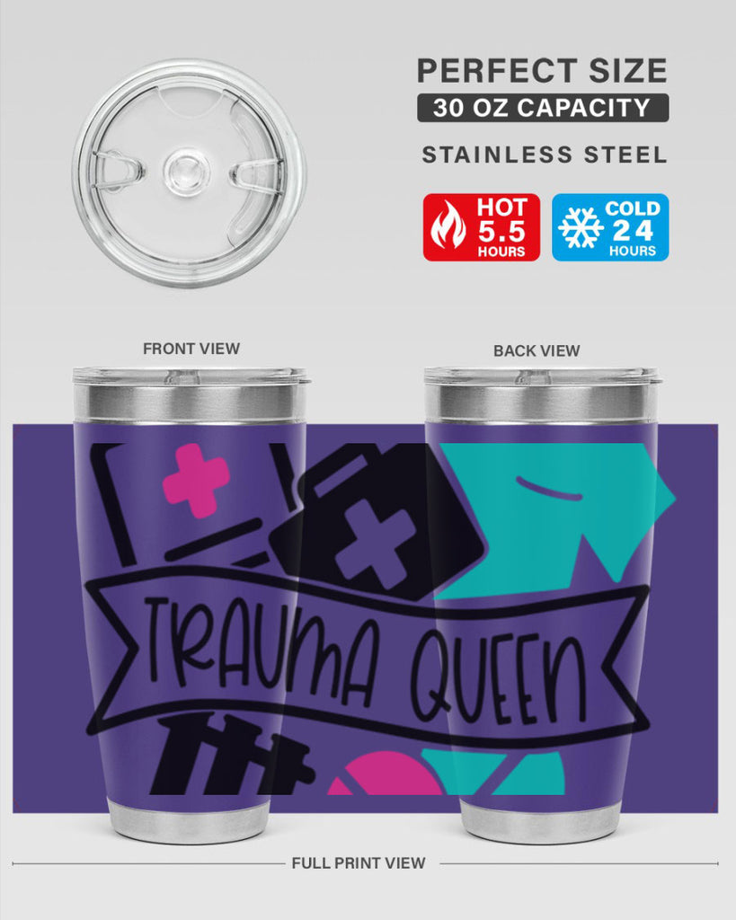 Trauma Queen Style Style 13#- nurse- tumbler