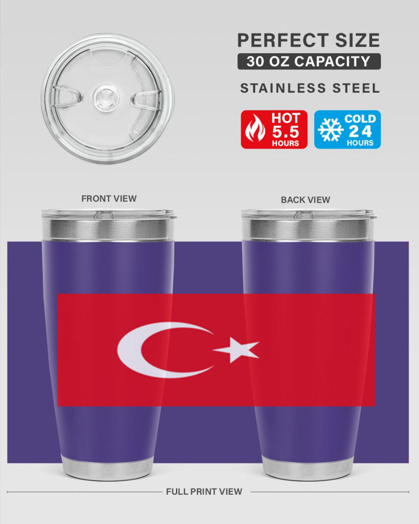 Turkey 17#- world flags- Tumbler