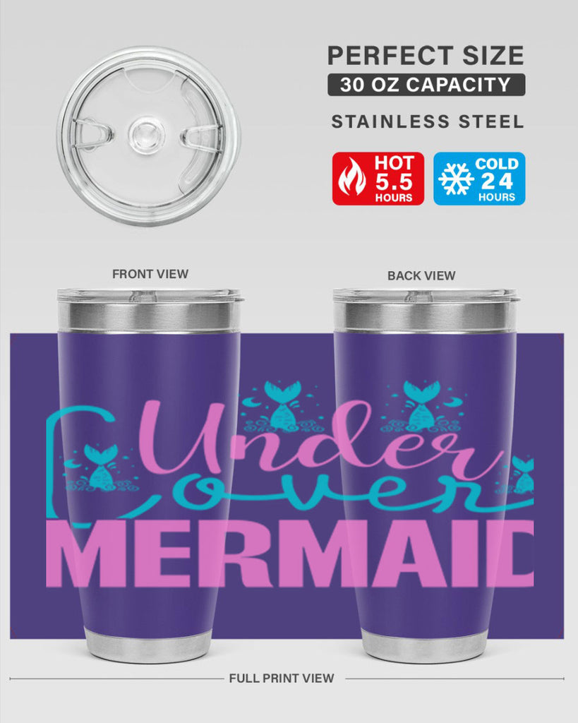 Under Cover Mermaid 643#- mermaid- Tumbler