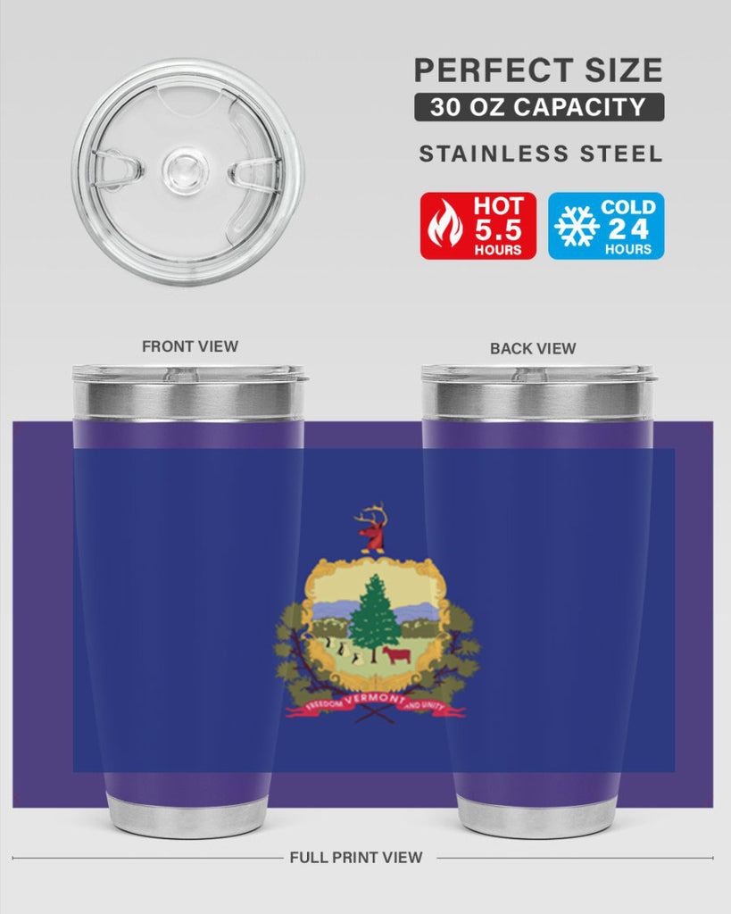 Vermont 7#- Us Flags- Tumbler