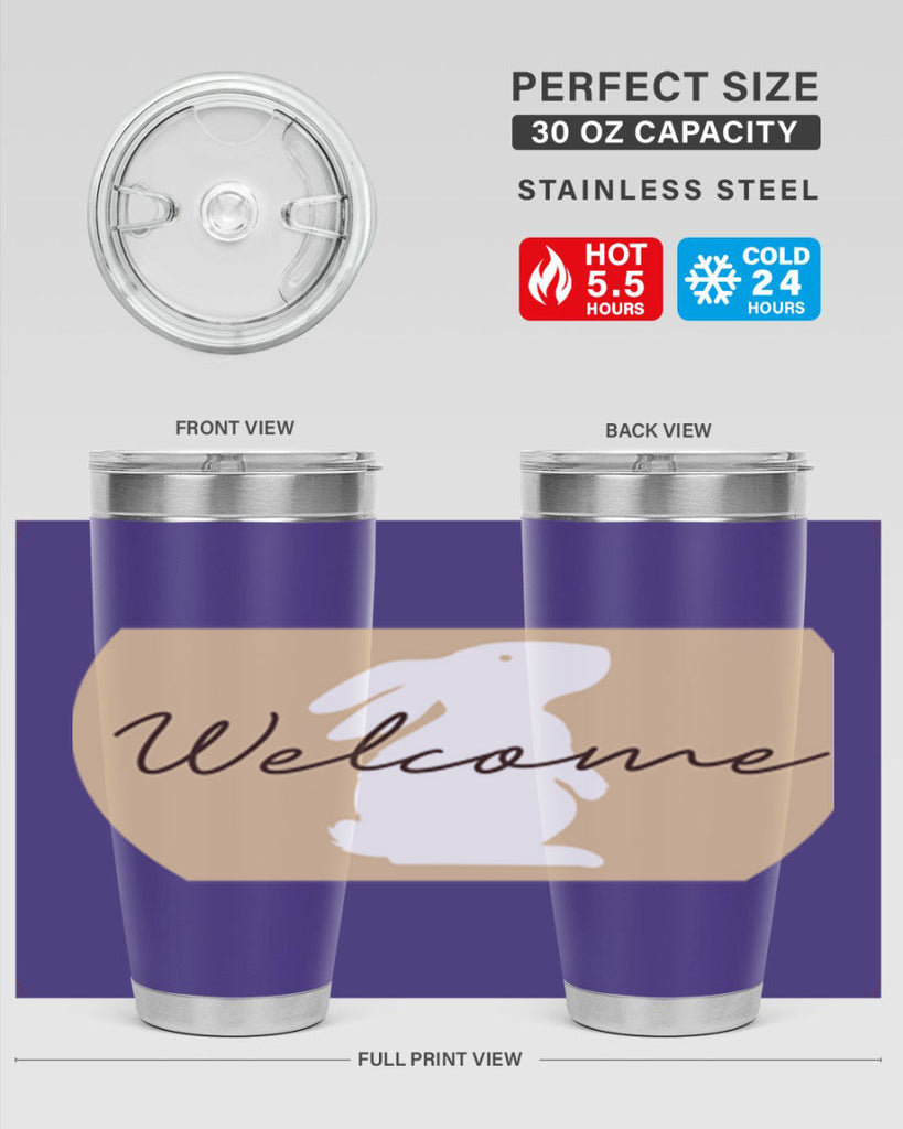 Welcome Bunny569#- spring- Tumbler