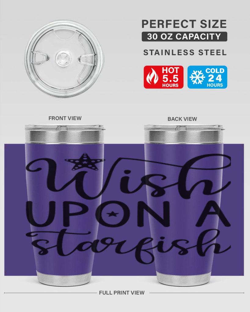 Wish upon a starfish  602#- spring- Tumbler