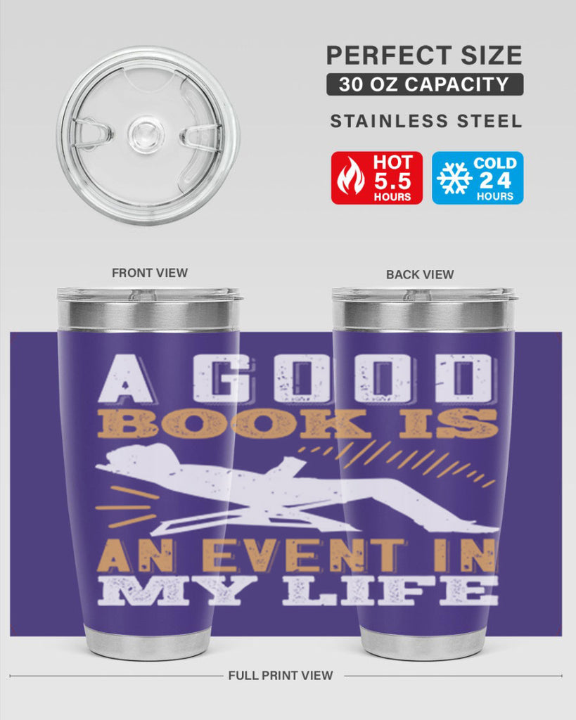 a good book is an event in my life 78#- reading- Tumbler