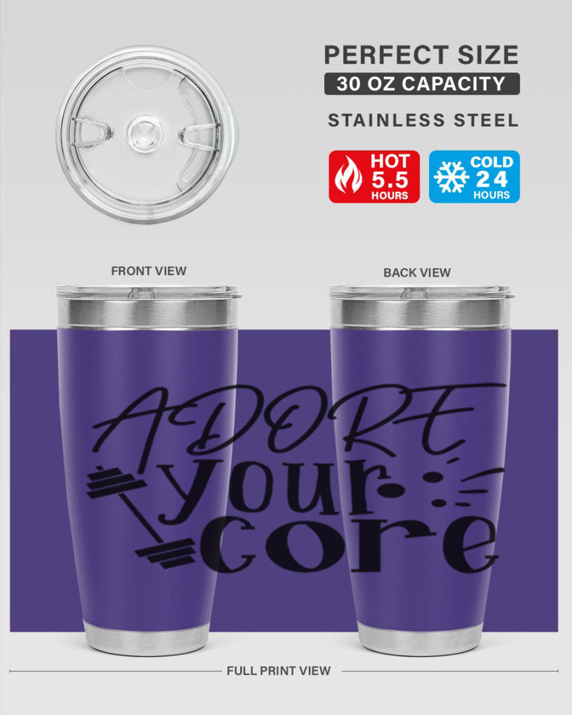 adore your core 53#- gym- Tumbler