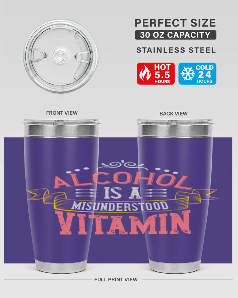alcohol is a misunderstood vitamin 50#- cooking- Tumbler