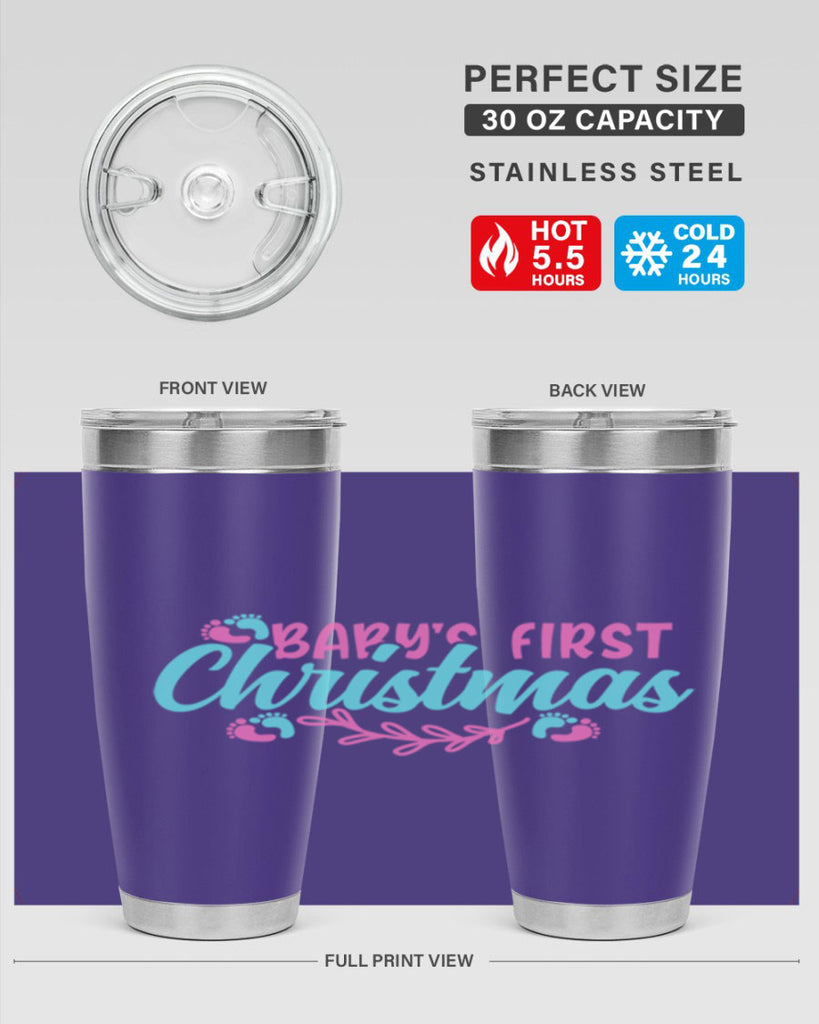 babys first christmas Style 287#- baby- tumbler