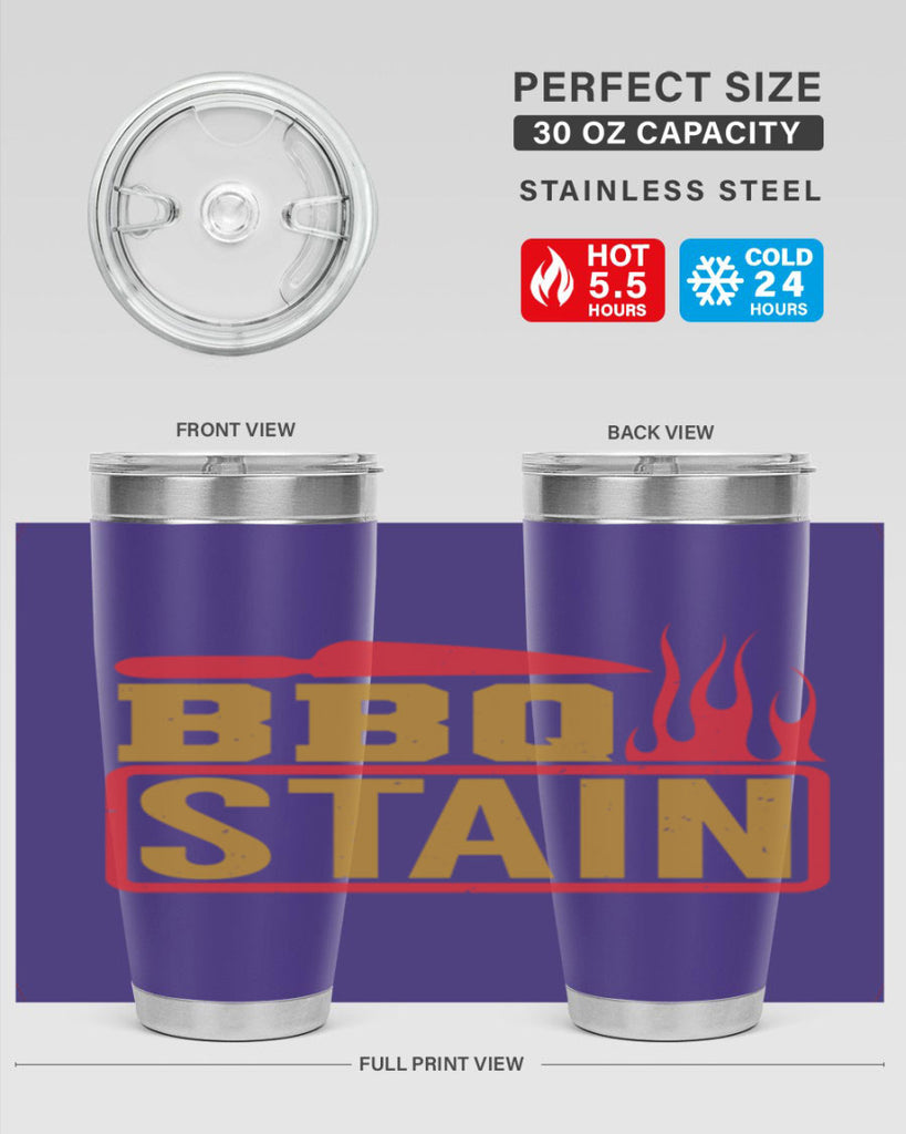 bbq stain 3#- bbq- Tumbler