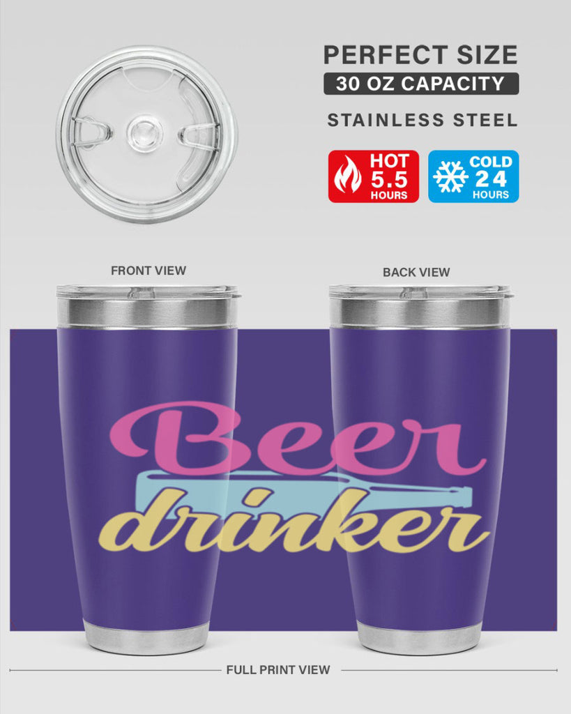 beer drinker 134#- beer- Tumbler