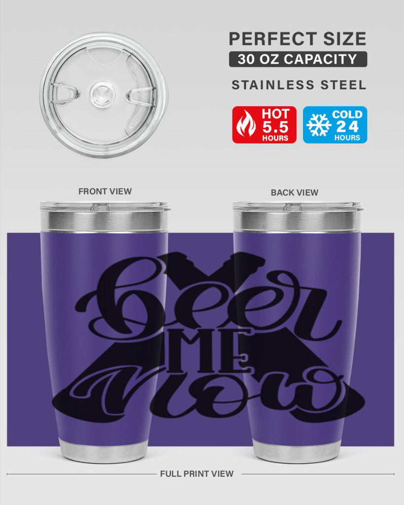 beer me now 46#- beer- Tumbler