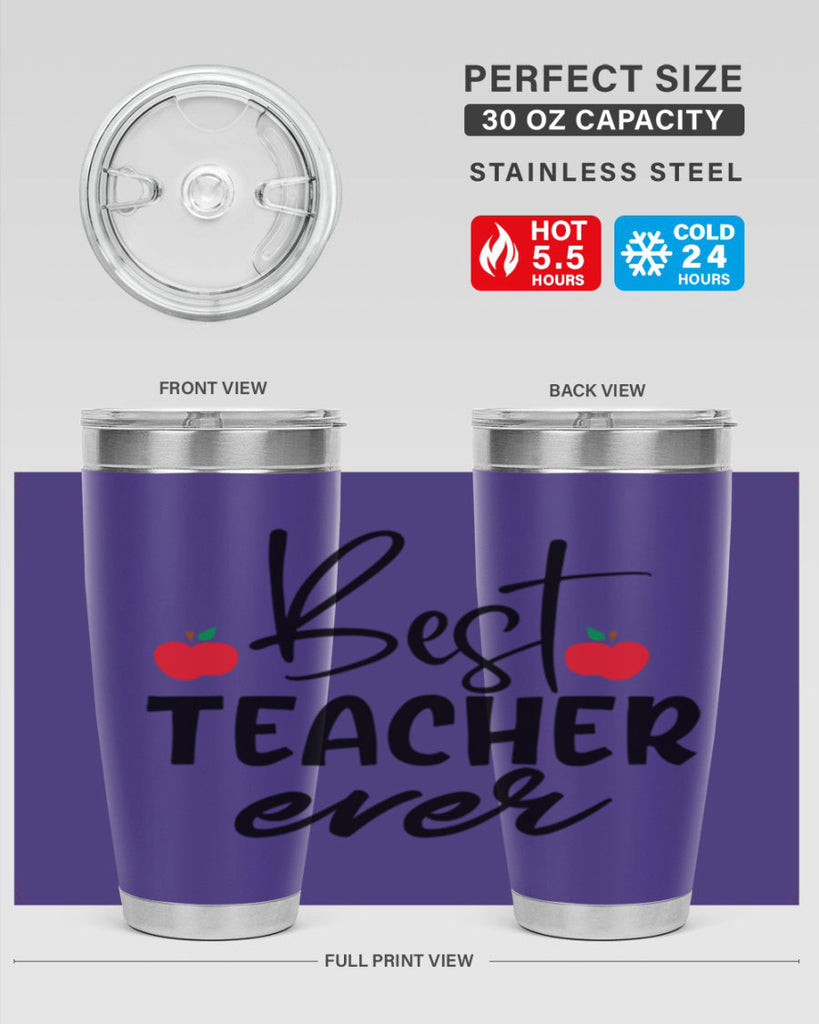 best teacher ever Style 188#- teacher- tumbler