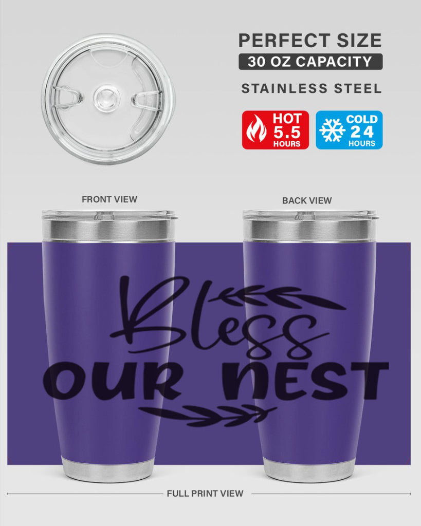 bless our nest 85#- home- Tumbler