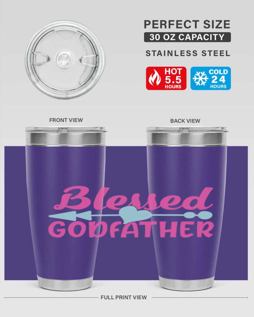 blessed godfather 4#- God Parent- Tumbler