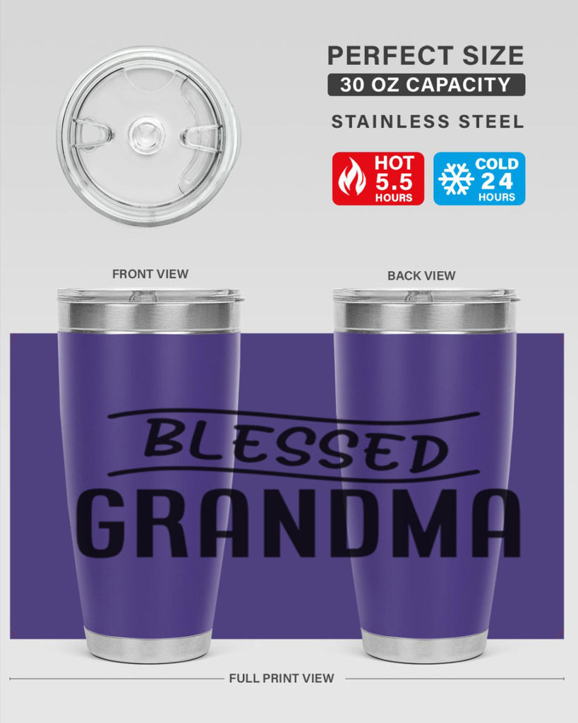 blessed grandma 62#- grandma - nana- Tumbler