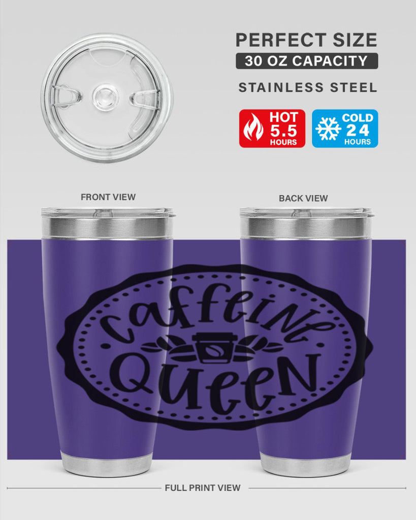 caffeine queen 185#- coffee- Tumbler