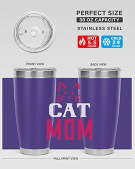 cat mom Style 34#- cat- Tumbler