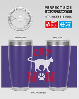 cat mom Style 35#- cat- Tumbler
