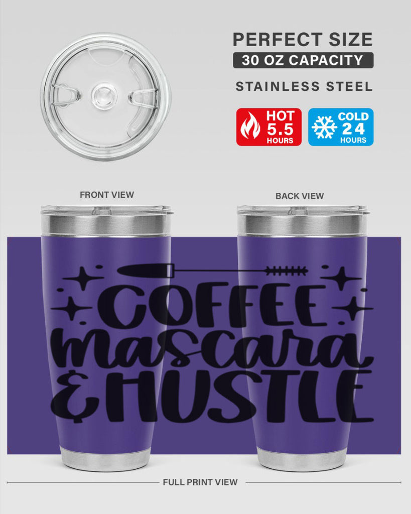 coffe mascara hustle 180#- coffee- Tumbler