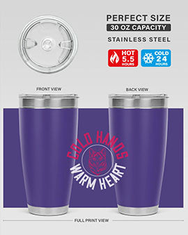 cold hands warm heart Style 42#- cat- Tumbler