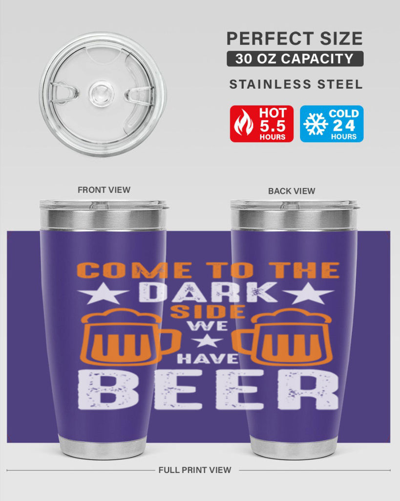 come to the dark side we 117#- beer- Tumbler