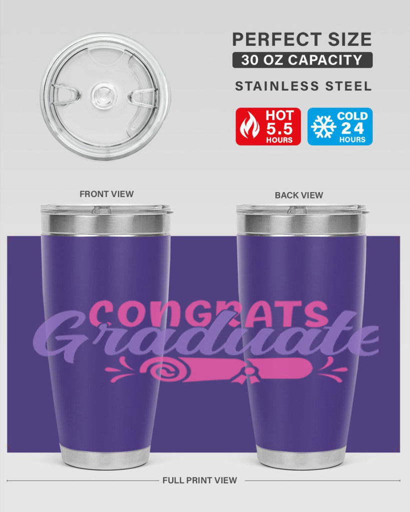 congrats graduate 3#- graduation- Tumbler