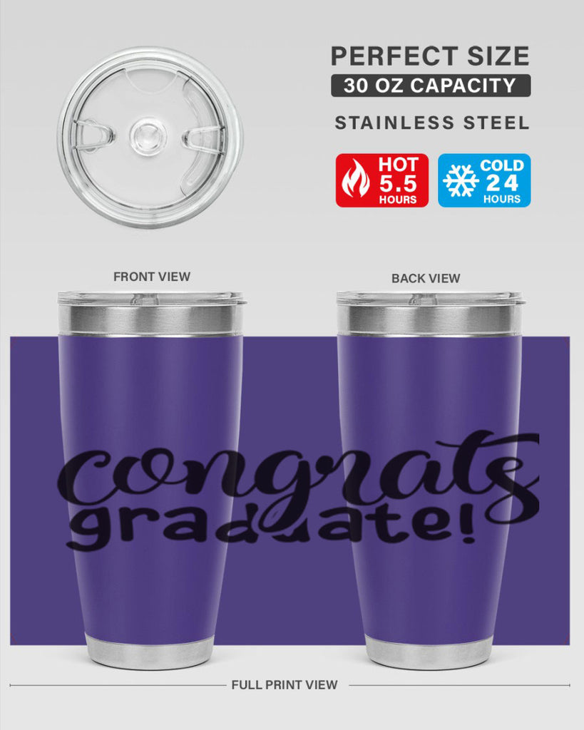 congrats graduate! 2#- graduation- Tumbler