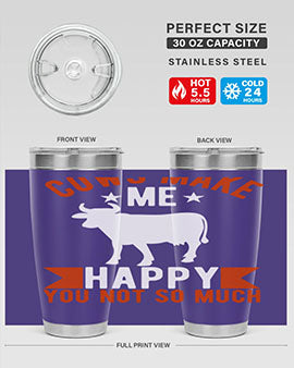 cows make me happy you not so much Style 5#- cow- Tumbler