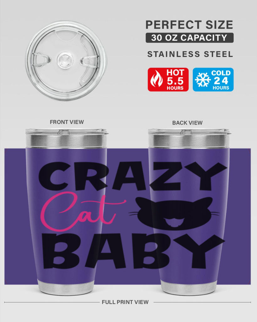 crazy cat baby Style 270#- baby- tumbler