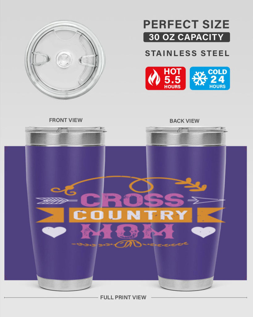 cross country mom 190#- mom- Tumbler